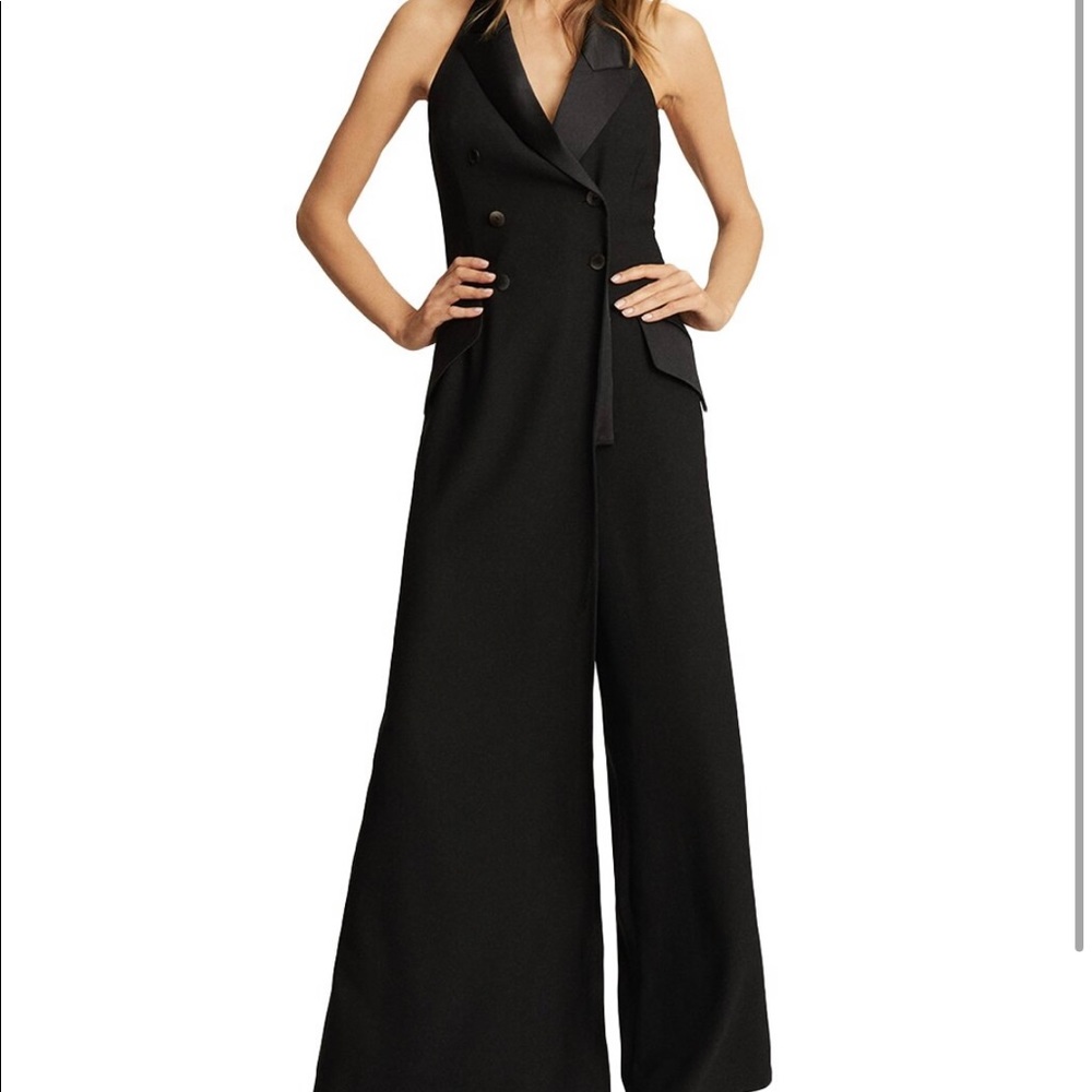 Reiss Annie Tux Split Jumpsuit  NWT